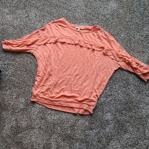 Express OneEleven ruffled sweatshirt